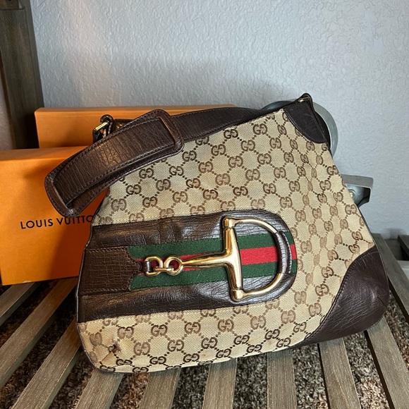Gucci Jackie O purse. Gucci web. Vintage - Picture 2 of 6